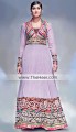 MX7998 Wisteria Purple Crinkle Chiffon Raw Silk Maxi Dress