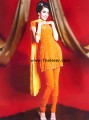 CW085 Orange Chiffon Casual Wear