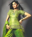 SC8759 Lime Yellow Party Wear