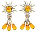 JW4976 Topaz Gemstones Earrings Jewellery