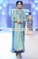 PW6165 Non Photo Blue Bright Cerulean Tufts Blue Raw Silk Crinkle Chiffon Crepe Silk Party Dress