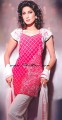 PW8327 Hot Pink Crepe Silk Shalwar Kameez