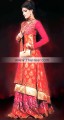 BW6420 Deep Carmine Pink & Awesome Color Banarasi Chiffon & Crinkle Chiffon Sharara