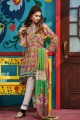 GAW-Multi 3 Pc Printed Lawn Stiched Suit