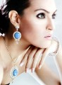 CJ194 Blue Opal Gemstones Jewellery