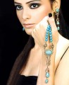 EJ029 Blue Opal Pearls Gemstones Evening Jewellery