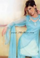 CW8422 Turquoise Crepe Causal Wear