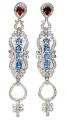 JW4988 Light Sapphire Earrings Jewellery
